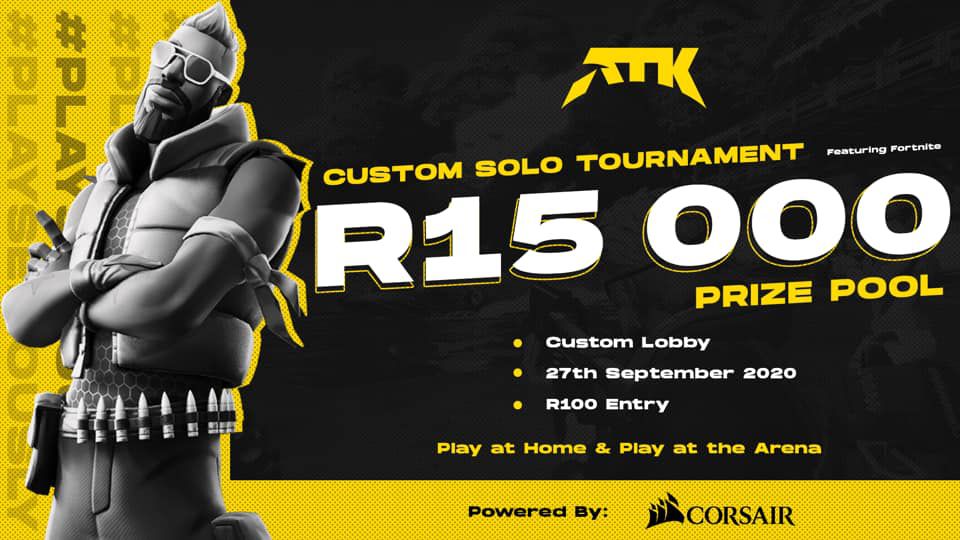 South African Fortnite Tournaments Atk Arena Announces Fortnite Solo Tournament With R15 000 Up For Grabs Esports Central