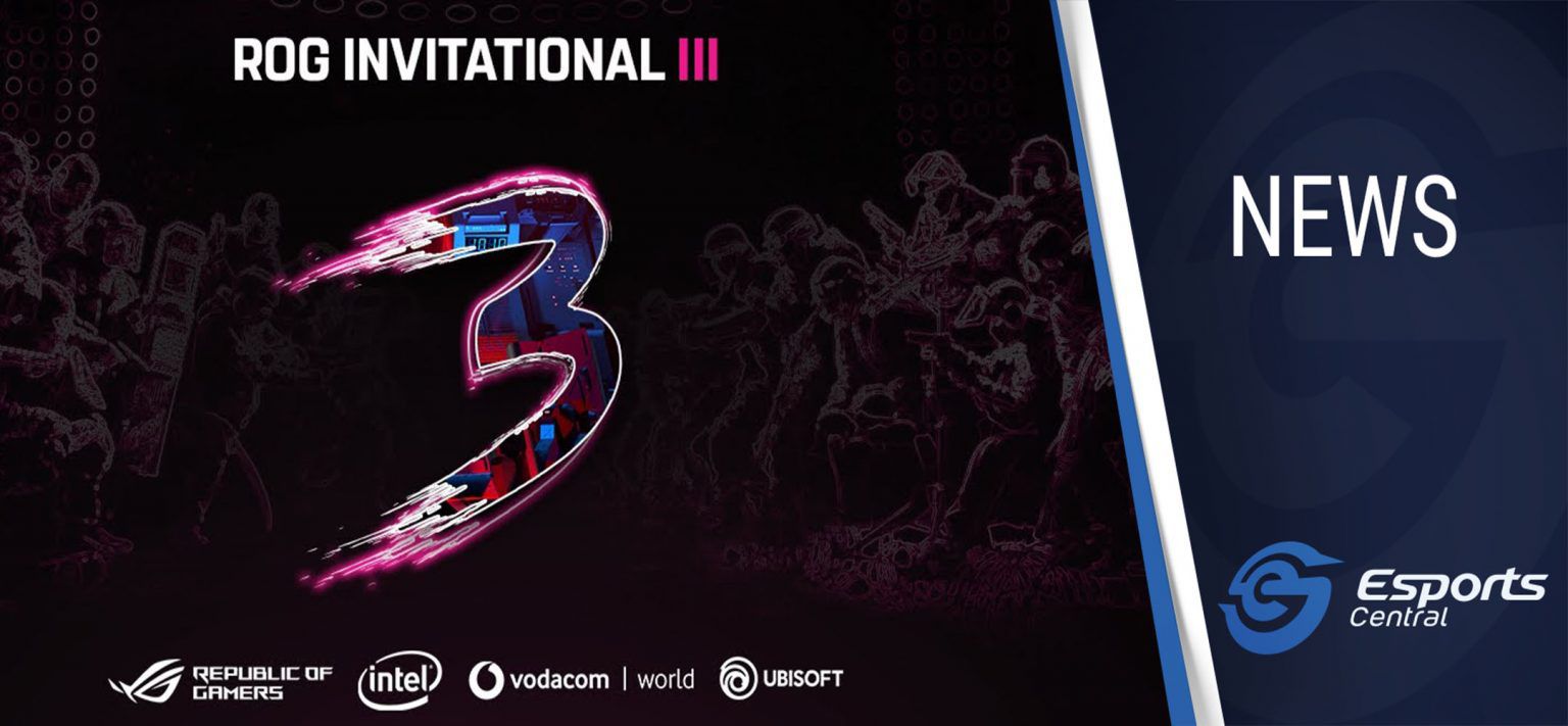 R6 Siege ROG Invitational III announced with R100,000 prize pool